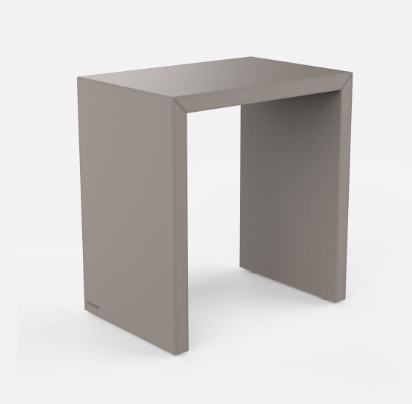BROWNIE SIDE niiskuskindlast kunstnahast abilaud/pink, h-450x420x280mm – valge, liivabeež, taupe, must. Hind kõikidel värvidel 273,40 €